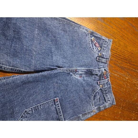 New Vintage 6R Bugle Boy Bud,  Jr Cotton Denim Blue Jeans with 6 Pockets NWT - Picture 2 of 7